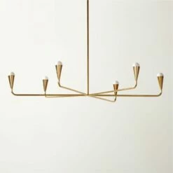 Meldon Polished Brass Chandelier