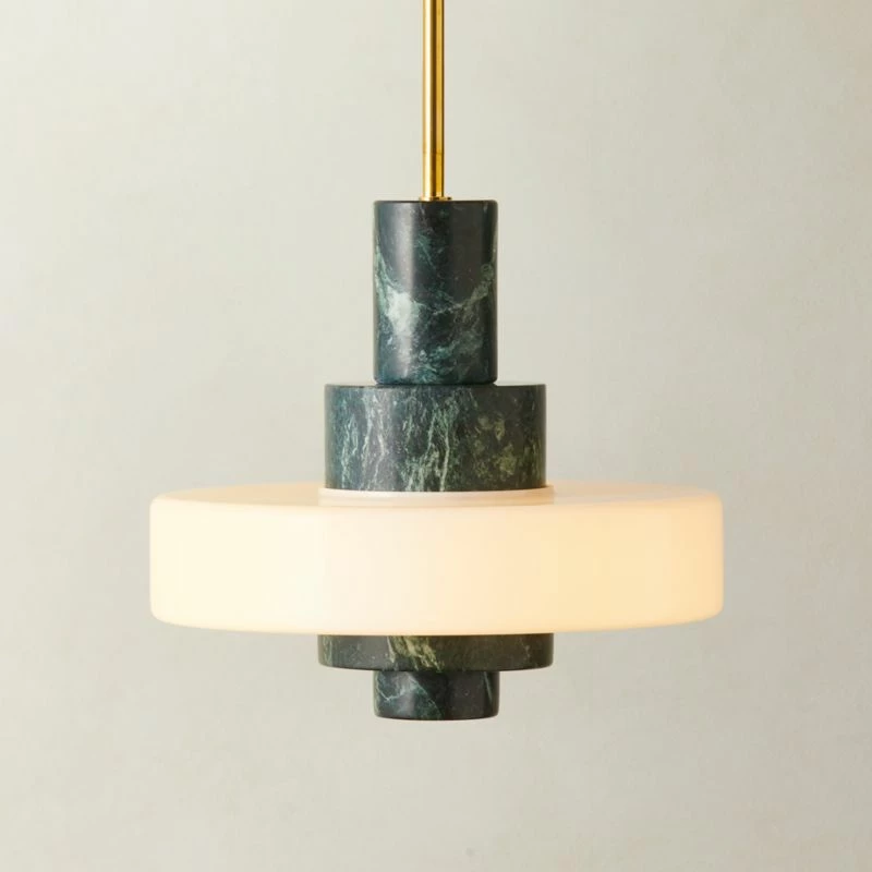 Mercury Green Marble Pendant Light 4 Mercury Green Marble Pendant Light - Image 2