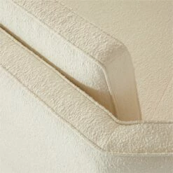 Metric Curved 3-Piece L-Shaped White Boucle Sectional Sofa With Left Arm -marin sHOP Metric3pcWhtBclLASectSfAVSSF22