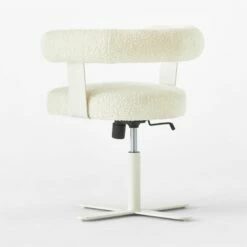 Mezza Ivory Boucle Office Chair -marin sHOP MezzaIvoryBclChair3QBSSS23