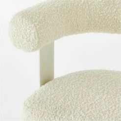 Mezza Ivory Boucle Office Chair -marin sHOP MezzaIvoryBclChairAVSSS23