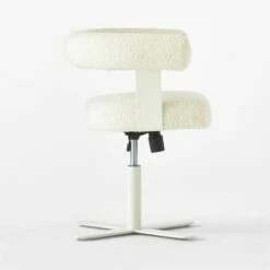 Mezza Ivory Boucle Office Chair -marin sHOP MezzaIvoryBclChairSDSSS23