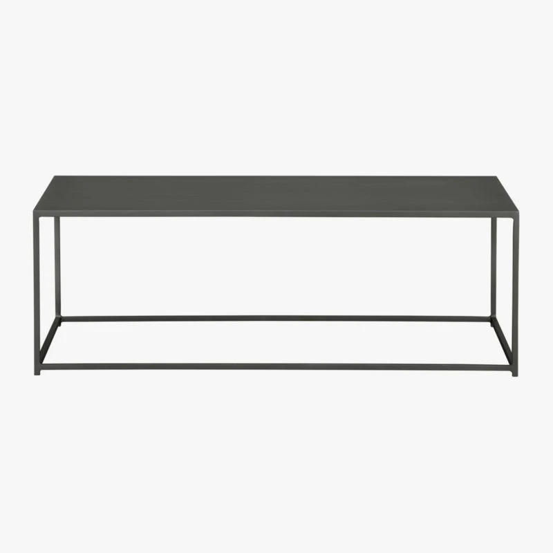 Mill Black Metal Coffee Table 6 Mill Black Metal Coffee Table - Image 4