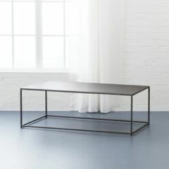 Mill Black Metal Coffee Table