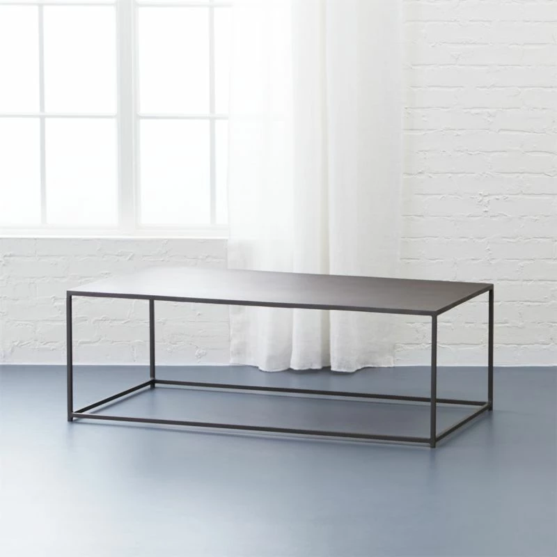 Mill Black Metal Coffee Table 3 Mill Black Metal Coffee Table