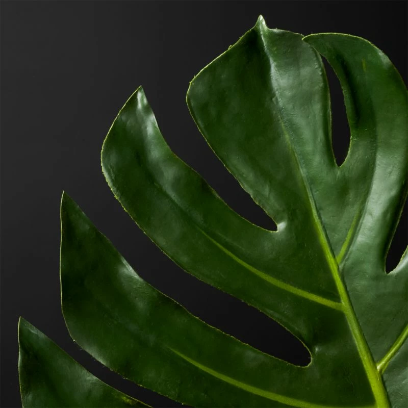 Faux Monstera Leaf 41" 4 Faux Monstera Leaf 41" - Image 2