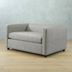 Movie Felt Grey Sleeper Sofa Twin