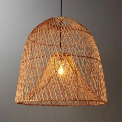 Nassa Woven Bamboo Pendant Light -marin sHOP NassaBasketPendantNatROF17
