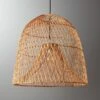 Nassa Woven Bamboo Pendant Light -marin sHOP NassaBasketPendantNatSHF17