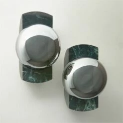 Neptune Green Marble Wall Sconce Light -marin sHOP NeptuneGrnMrblSconceAV2SHS23