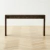 Niche Charcoal Brown Burl Wood Console Table 54" 2 Niche Charcoal Brown Burl Wood Console Table 54" -marin sHOP NicheBlkBrlwdConsole54inSHS23