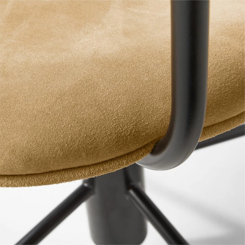 Nyle Suede Office Chair 9 Nyle Suede Office Chair - Image 7