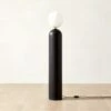 Ori Globe Floor Lamp With Black Wood Base -marin sHOP OriBlkdWdFloorLampSHS23