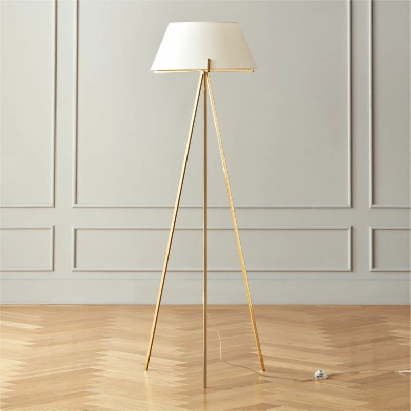 Ornado Polished Brass Floor Lamp 3 Ornado Polished Brass Floor Lamp