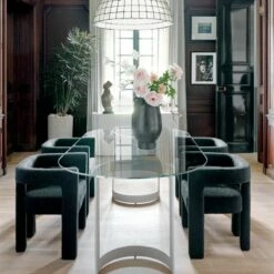 Acadia Black Ceramic Vase 17 Acadia Black Ceramic Vase -marin sHOP OrrinWhiteOvalDiningTableJN21 1x1