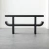 Pagoda Black Acacia Wood Console Table 1 Pagoda Black Acacia Wood Console Table -marin sHOP PagodaConsoleTableSHF21