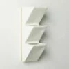 Paka White Ceramic Wall Sconce Light -marin sHOP PakaCrmcWallSconceSHF23