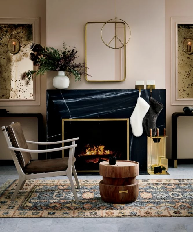 Antique Brass Fireplace Screen 6 Antique Brass Fireplace Screen - Image 4