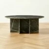 Pasar Round Green Marble Coffee Table -marin sHOP PasarGrnMblCoffeeTableSHS23