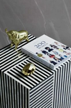 Pascal The Bull Gold Doorstop-Bookend -marin sHOP PascalTheBullGoldDoorstopGG18