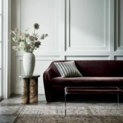 Torino Textured White Vase -marin sHOP PaviaEspressoLoveseatJN21 1x1 1