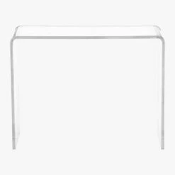 Peekaboo Acrylic Console Table 38'' -marin sHOP PeekabooConsoleTableF12