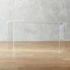 Peekaboo Acrylic Console Table 56'' -marin sHOP PeekabooLargeConsoleTableSHF16 1x1