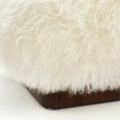 Pelosa White Sheepskin Ottoman 9 Pelosa White Sheepskin Ottoman -marin sHOP PelosaWhtShpsknOttomanAVSSF22