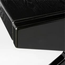 Perno 2-Drawer High-Gloss Black Oak Wood Desk 21 Perno 2-Drawer High-Gloss Black Oak Wood Desk -marin sHOP PernoDeskAVSSS23