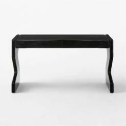 Perno 2-Drawer High-Gloss Black Oak Wood Desk 16 Perno 2-Drawer High-Gloss Black Oak Wood Desk -marin sHOP PernoDeskSOSSS23