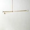 Phoebe Polished Brass Chandelier -marin sHOP PhoebePldBrsChandelierSHF22