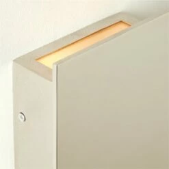 Piatto Indoor/Outdoor Polished Stainless Steel Wall Sconce -marin sHOP PiattoPldSSInNOutdrScncAVSHF22