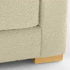 Piazza 4-Piece Modular Camel Brown Boucle Sectional Sofa With White Oak Legs 105'' -marin sHOP Piazza4PcCmBcMdApStWOkLgAVSSF23