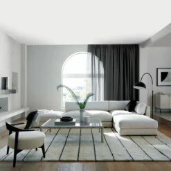 Jett Black Arched Floor Lamp -marin sHOP Piazza4PieceModularFB21 1x1 1