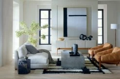 Black Aluminum Ribbon Table Sculpture -marin sHOP PiazzaCollectionJerseyJN20