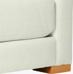 Piazza 4-Piece Modular White Linen Sectional With Ottoman 105'' -marin sHOP PiazzaSnowArmlessChairAVF19 1