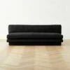 Plinth Armless Black Boucle Sofa -marin sHOP PlinthBlkBclArmlessSofaSHS23