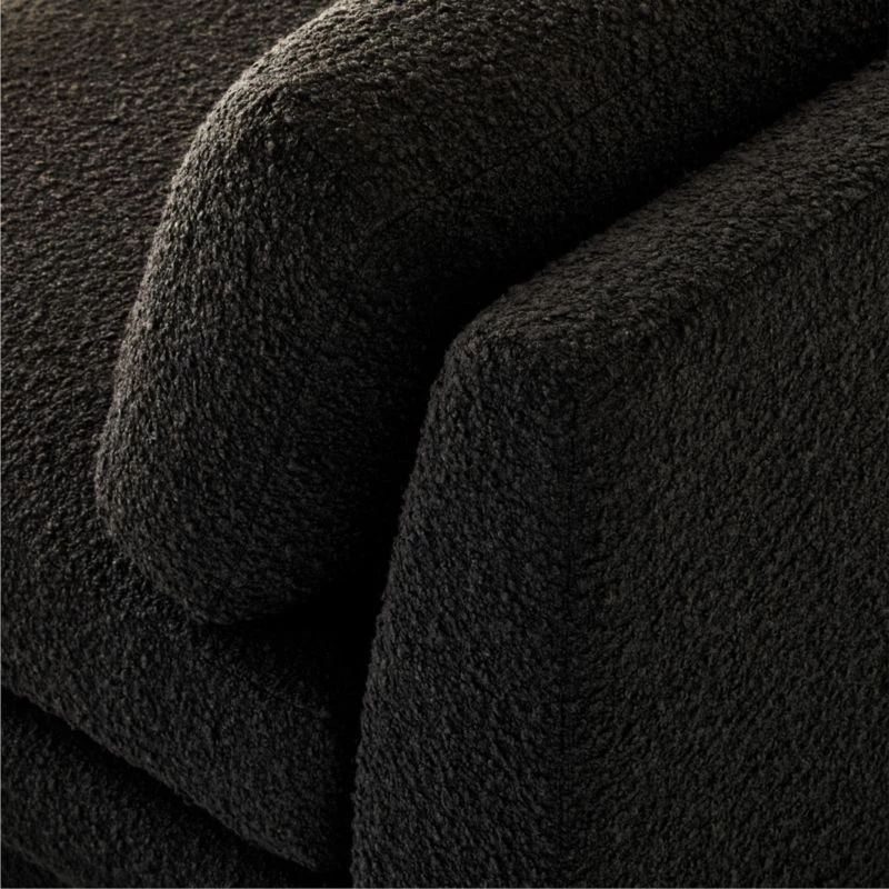 Plinth Black Boucle Accent Chair 9 Plinth Black Boucle Accent Chair - Image 7