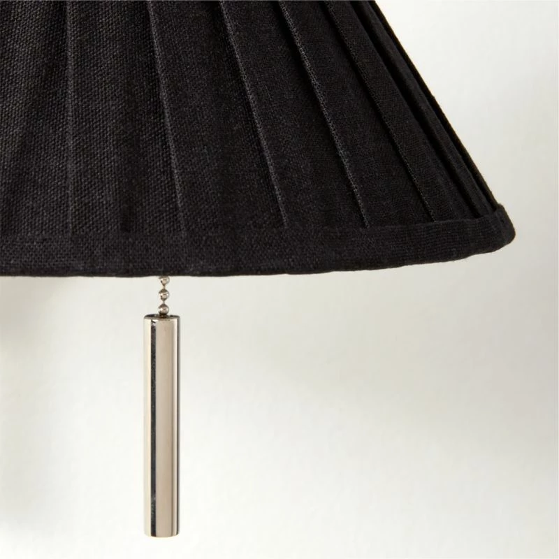 Pogo Polished Nickel And Black Cane Wall Sconce 5 Pogo Polished Nickel And Black Cane Wall Sconce - Image 3