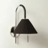 Pogo Polished Nickel And Black Cane Wall Sconce 2 Pogo Polished Nickel And Black Cane Wall Sconce -marin sHOP PogoBlkCaneSconceSHF22