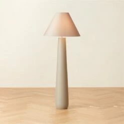 Polar Grey Cement Floor Lamp -marin sHOP PolarGrayFloorLampROF23