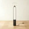 Polo Black Marble Floor Lamp -marin sHOP PoloBlkMrblFloorLampSHF22