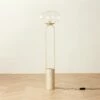 Polo Travertine Floor Lamp -marin sHOP PoloTrvrtnFloorLampSHF23