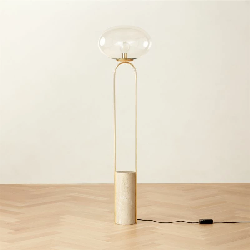 Polo Travertine Floor Lamp 3 Polo Travertine Floor Lamp