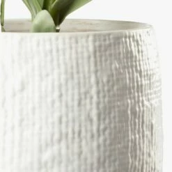 Potted Faux Succulent 14" -marin sHOP PottedSucculentWhitePotAVS18