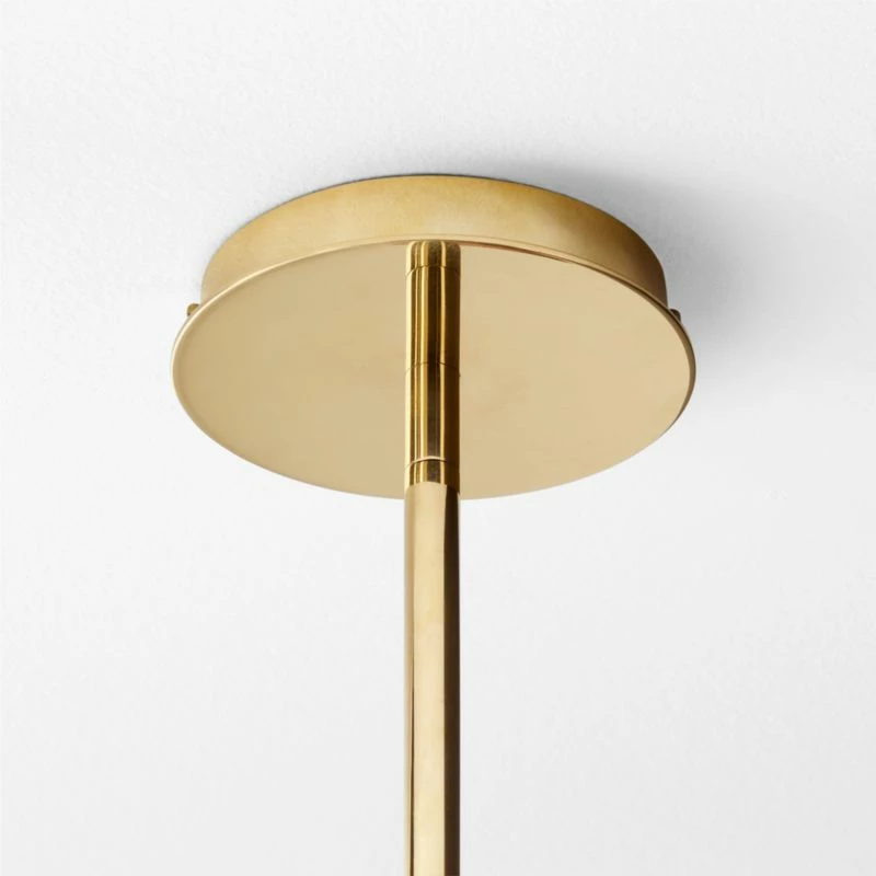 Presley Polished Brass Chandelier 6 Presley Polished Brass Chandelier - Image 4