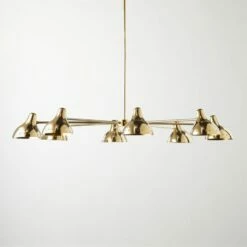 Presley Polished Brass Chandelier