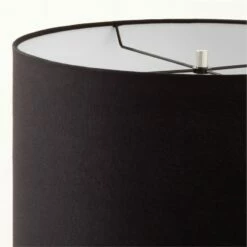 Prix Leather And Polished Nickel Floor Lamp -marin sHOP PrixBlkLthrFloorLampAV2SHS23