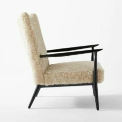 Pull-Up Shearling Lounge Chair Model 1321 -marin sHOP PullupShrlngLoungeChairSDSSF21