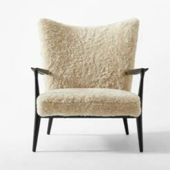 Pull-Up Shearling Lounge Chair Model 1321 -marin sHOP PullupShrlngLoungeChairSOSSF21